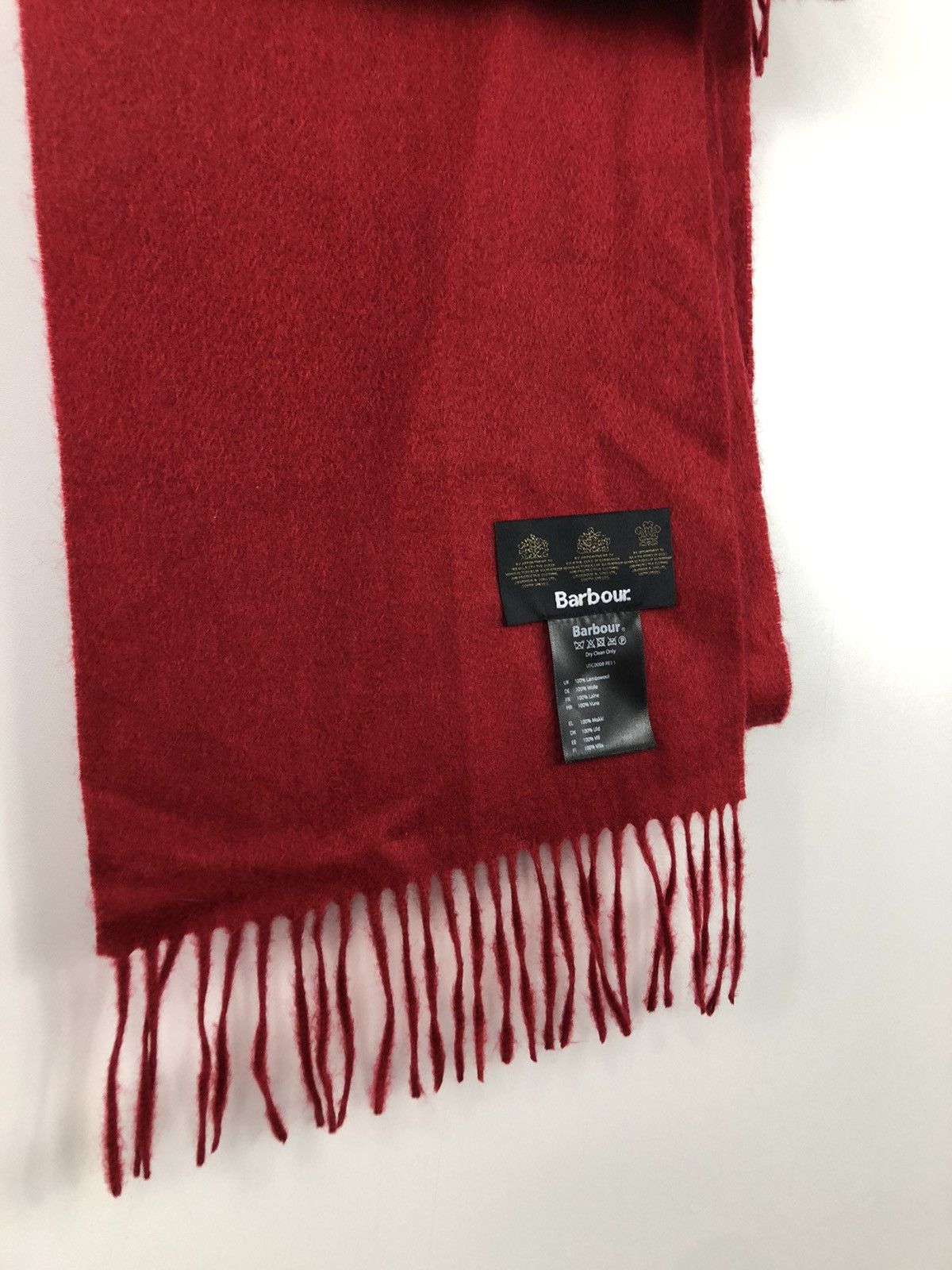 Barbour Barbour Scarf Red One Size Size ONE SIZE - 5 Thumbnail