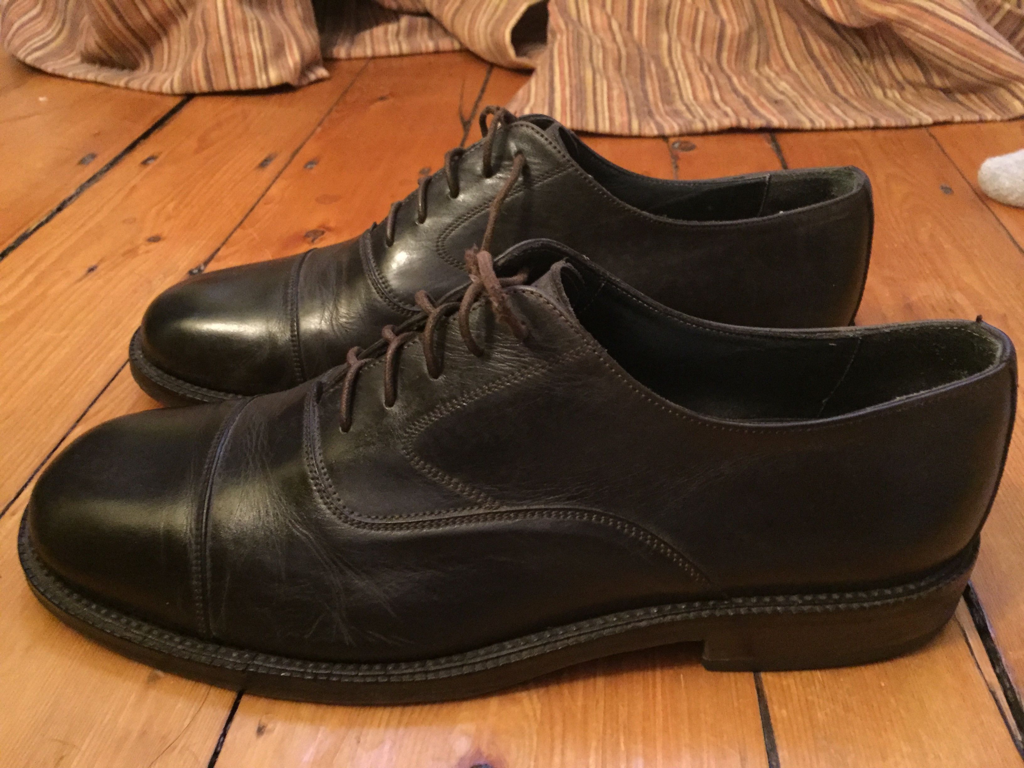 Bruno Magli Locascio Cap Toe Mens Size 10.5M Dress Shoes Brown Leather Italy Bruno Magli Bruno Magli  main image 2
