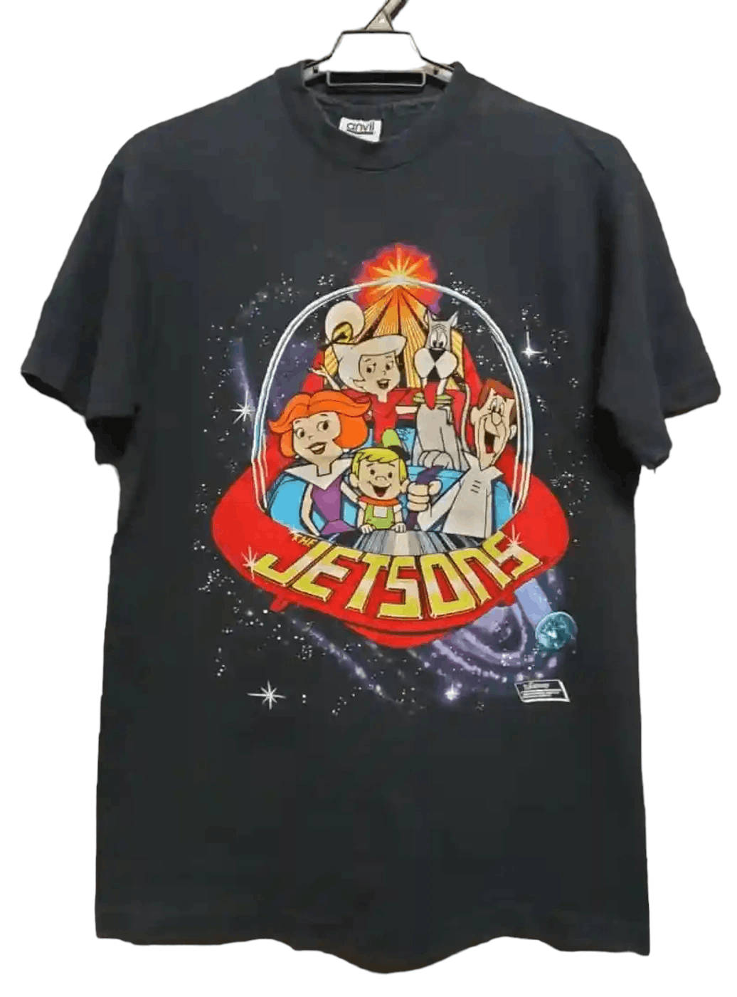 image of Cartoon Network x Hamilton Shirt Co 1990 VTG The Jetsons Tee in Black, Men's (Size Medium)