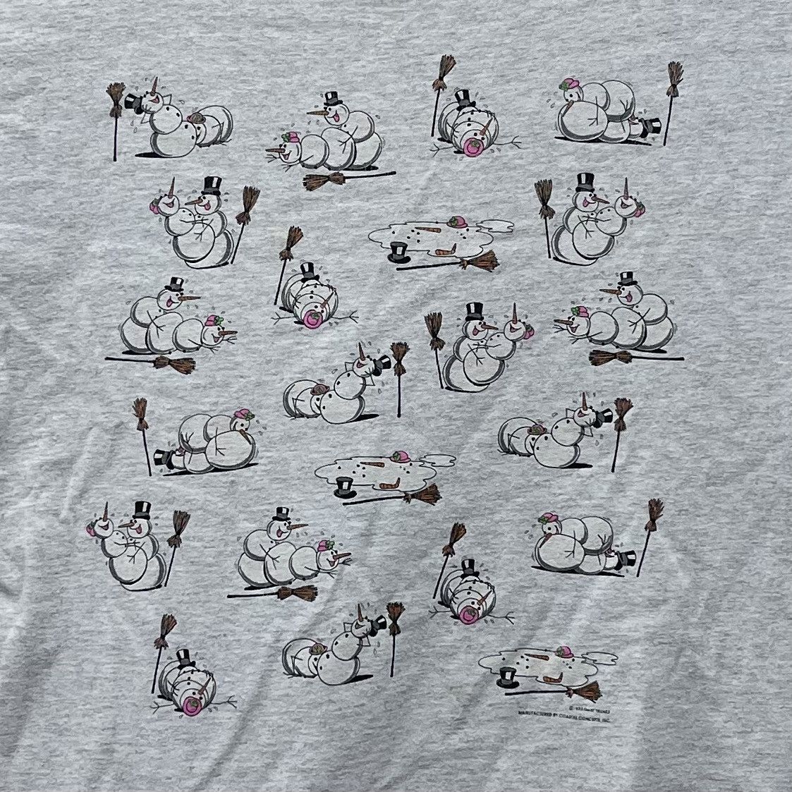 Vintage Vintage 90s Animal Sex Position Parody T-Shirt Single Stitch Size US XL / EU 56 / 4 - 2 Thumbnail