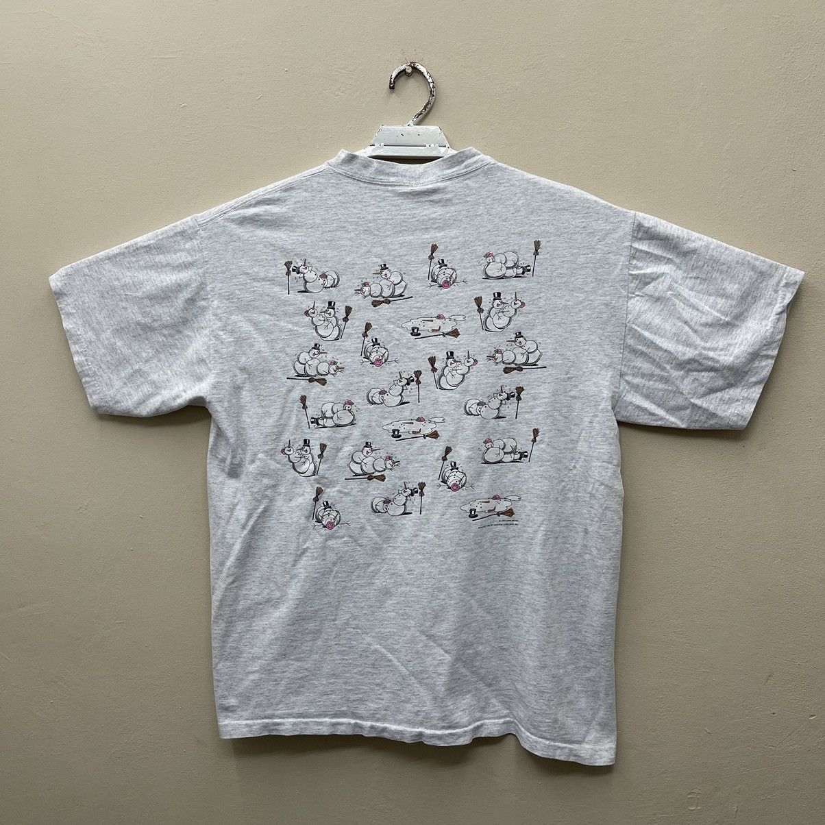 Vintage Vintage 90s Animal Sex Position Parody T-Shirt Single Stitch Size US XL / EU 56 / 4 - 5 Thumbnail
