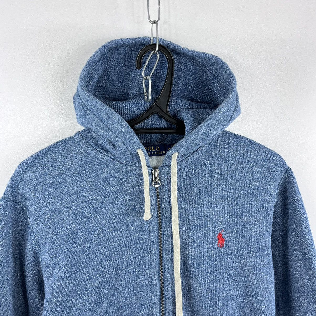 Polo Ralph Lauren Polo Ralph Lauren Zip Hoodie Heavy Cotton Blue Size M Size US M / EU 48-50 / 2 - 3 Thumbnail