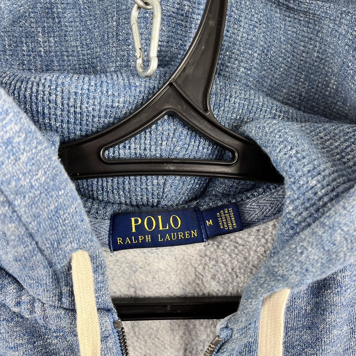 Polo Ralph Lauren Polo Ralph Lauren Zip Hoodie Heavy Cotton Blue Size M Size US M / EU 48-50 / 2 - 7 Thumbnail