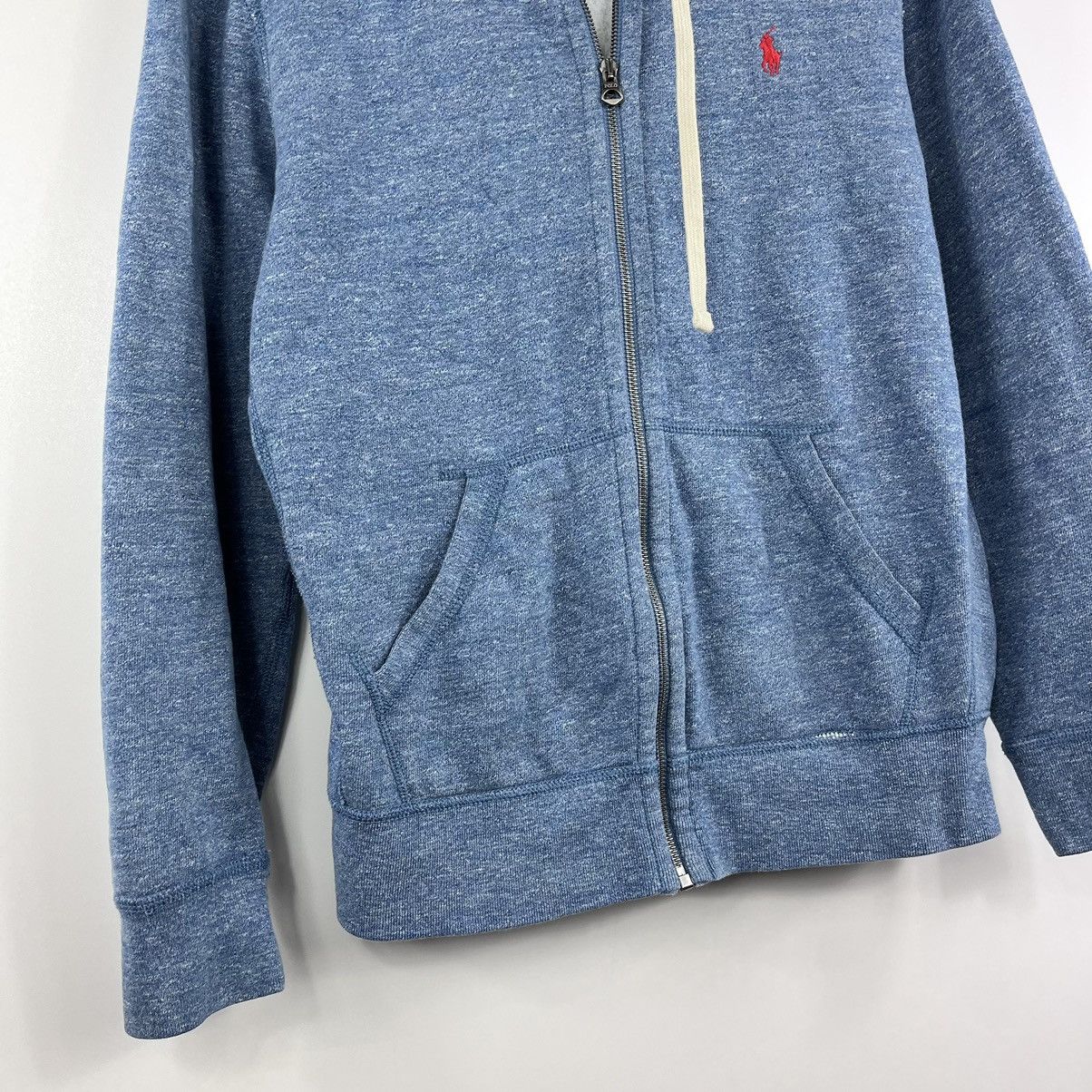 Polo Ralph Lauren Polo Ralph Lauren Zip Hoodie Heavy Cotton Blue Size M Size US M / EU 48-50 / 2 - 5 Thumbnail