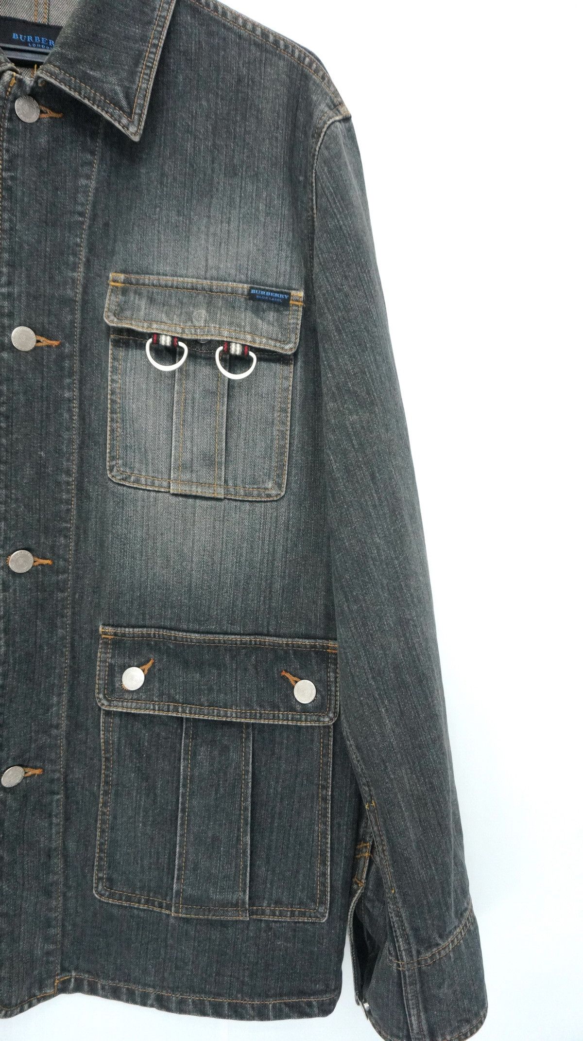 Burberry Rare Vintage BURBERRY BLUE LABEL Denim Worn Jacket Size US M / EU 48-50 / 2 - 10 Thumbnail