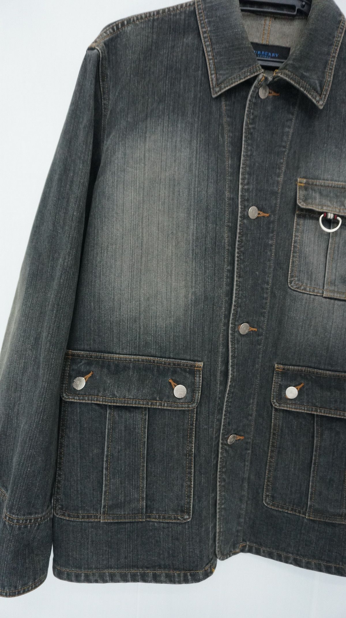 Burberry Rare Vintage BURBERRY BLUE LABEL Denim Worn Jacket Size US M / EU 48-50 / 2 - 11 Thumbnail