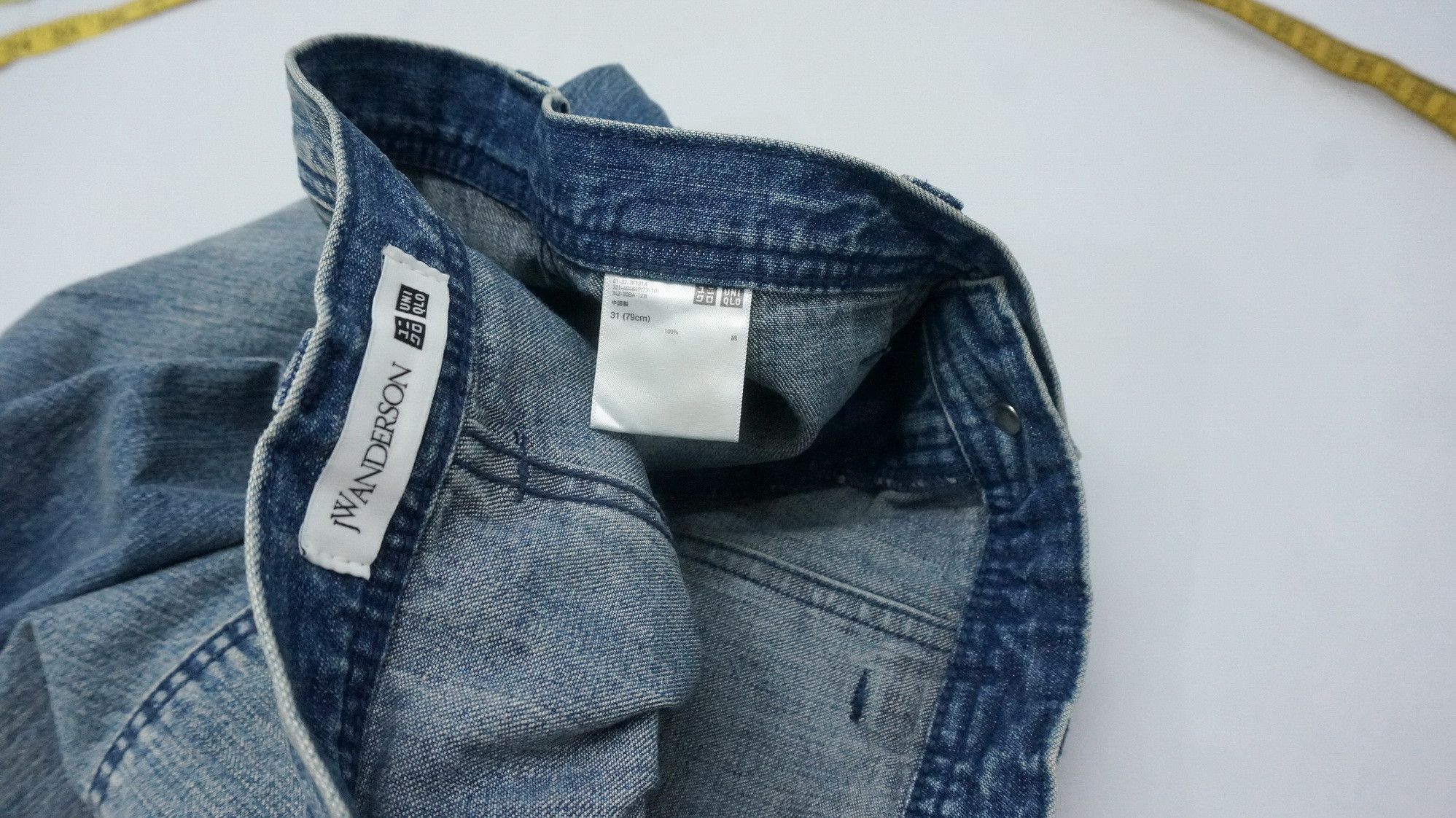 JW Anderson × Uniqlo JW ANDERSON X UNIQLO Fatigue Light Denim Pants Size US 31 - 15 Thumbnail