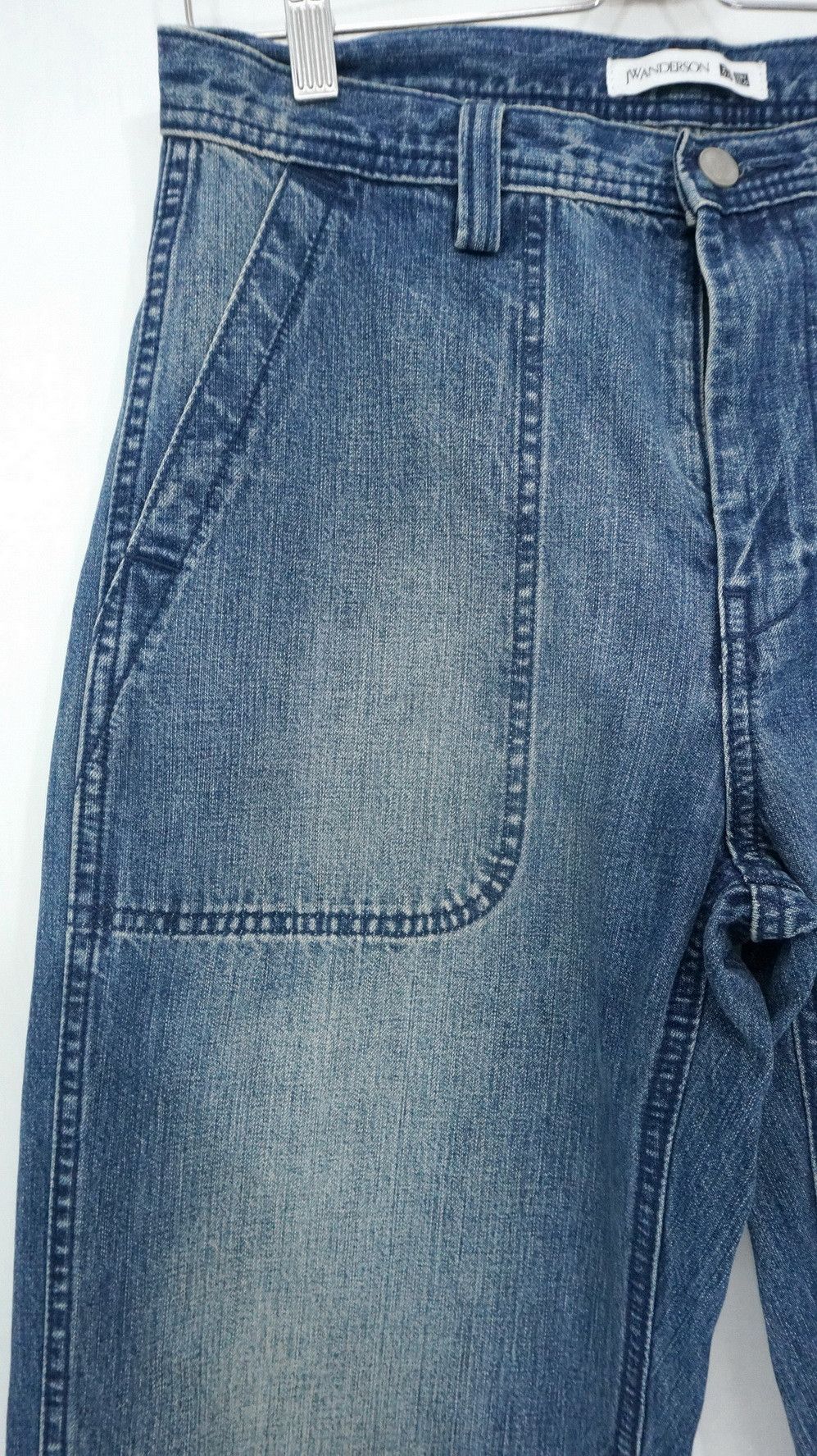 JW Anderson × Uniqlo JW ANDERSON X UNIQLO Fatigue Light Denim Pants Size US 31 - 4 Thumbnail