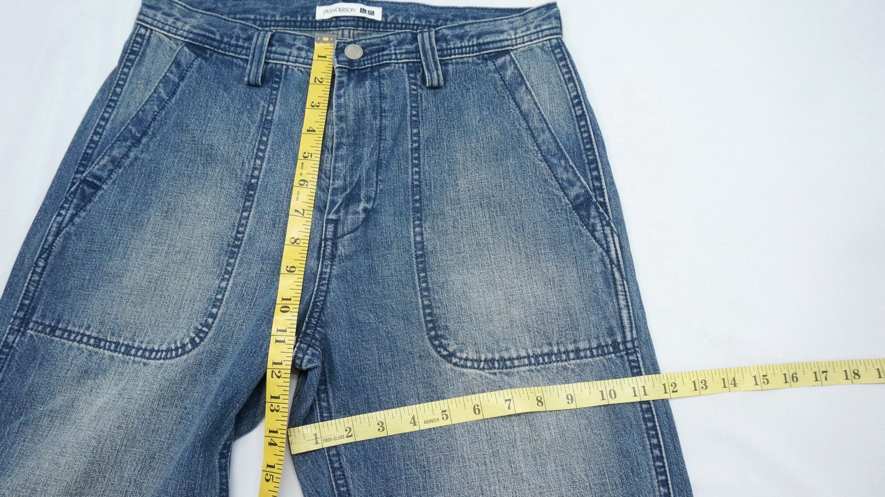 JW Anderson × Uniqlo JW ANDERSON X UNIQLO Fatigue Light Denim Pants Size US 31 - 11 Thumbnail