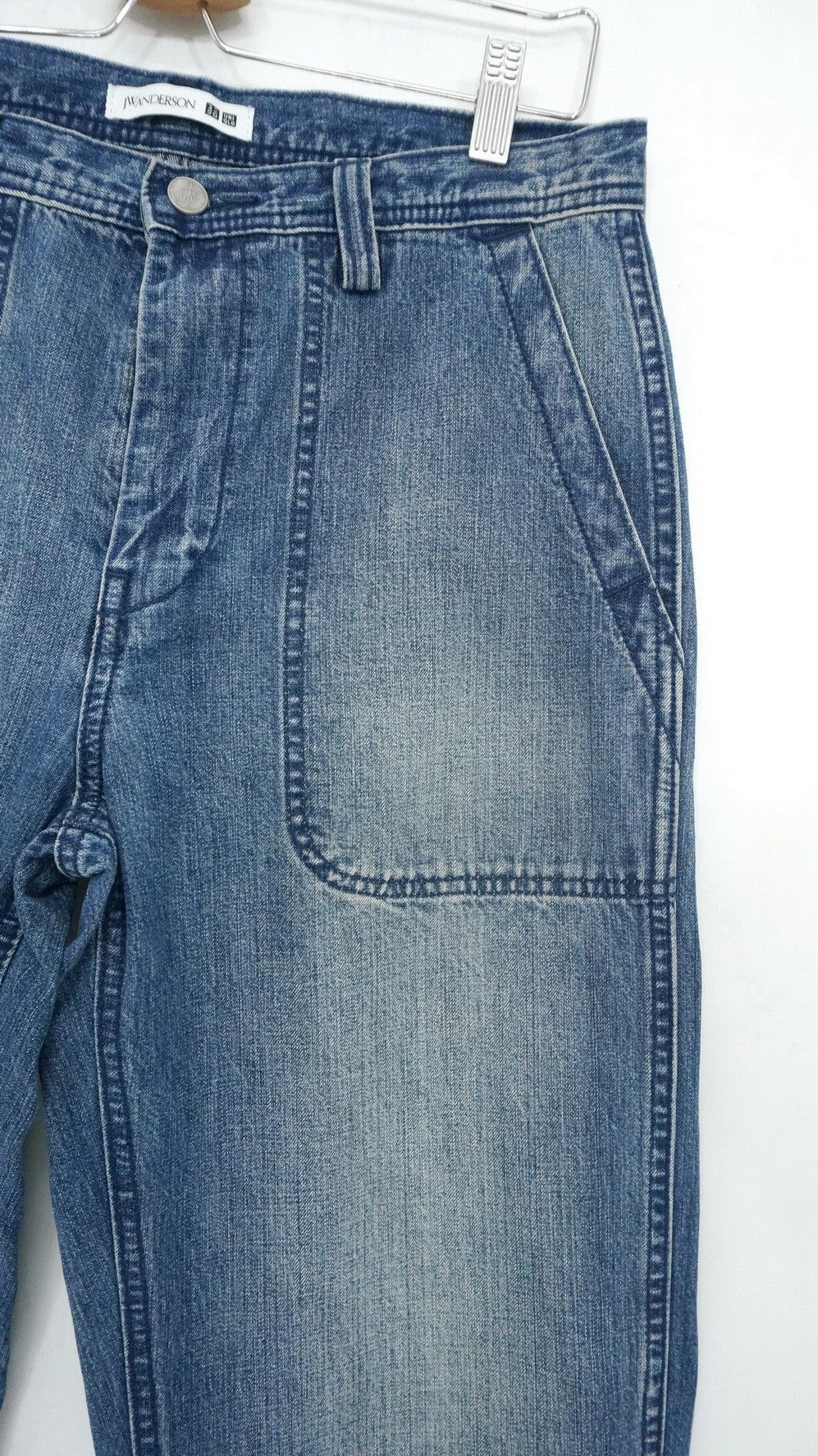 JW Anderson × Uniqlo JW ANDERSON X UNIQLO Fatigue Light Denim Pants Size US 31 - 5 Thumbnail