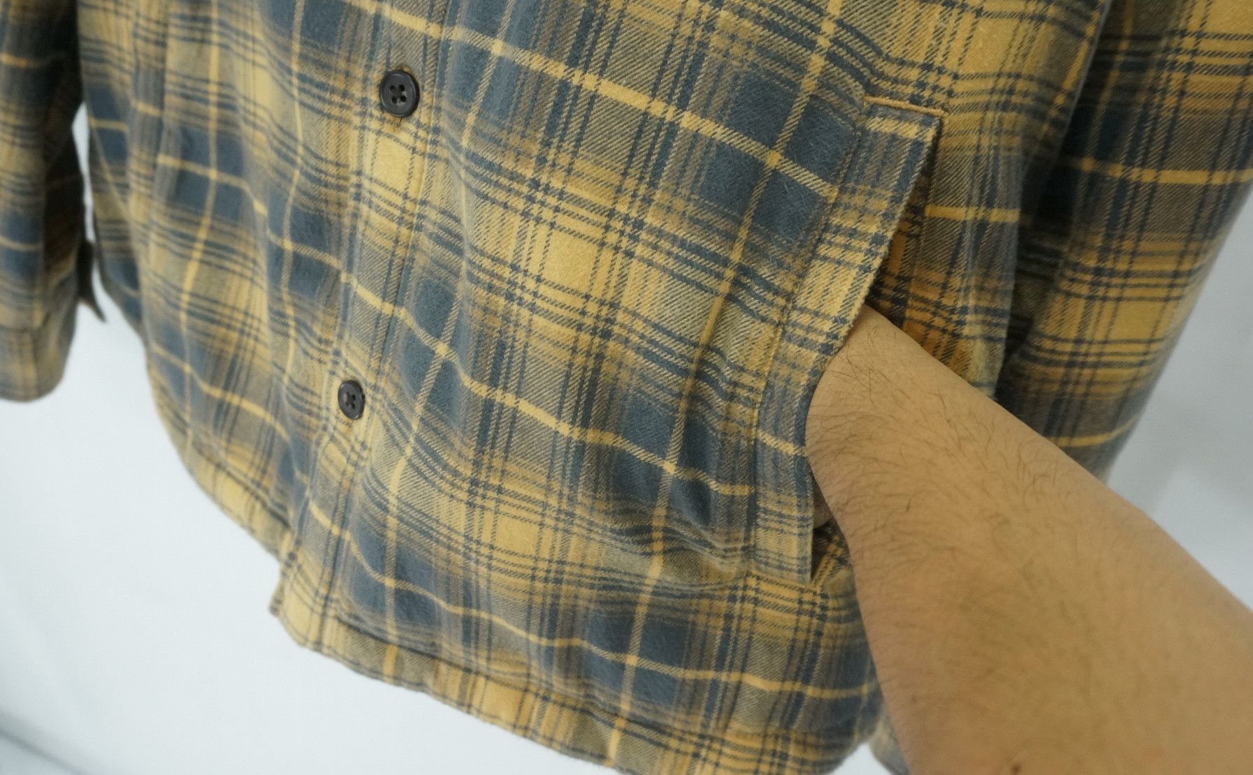 Japanese Brand UNIQLO Plaid Tartan Flannel Fleece Lined Size US L / EU 52-54 / 3 - 5 Thumbnail