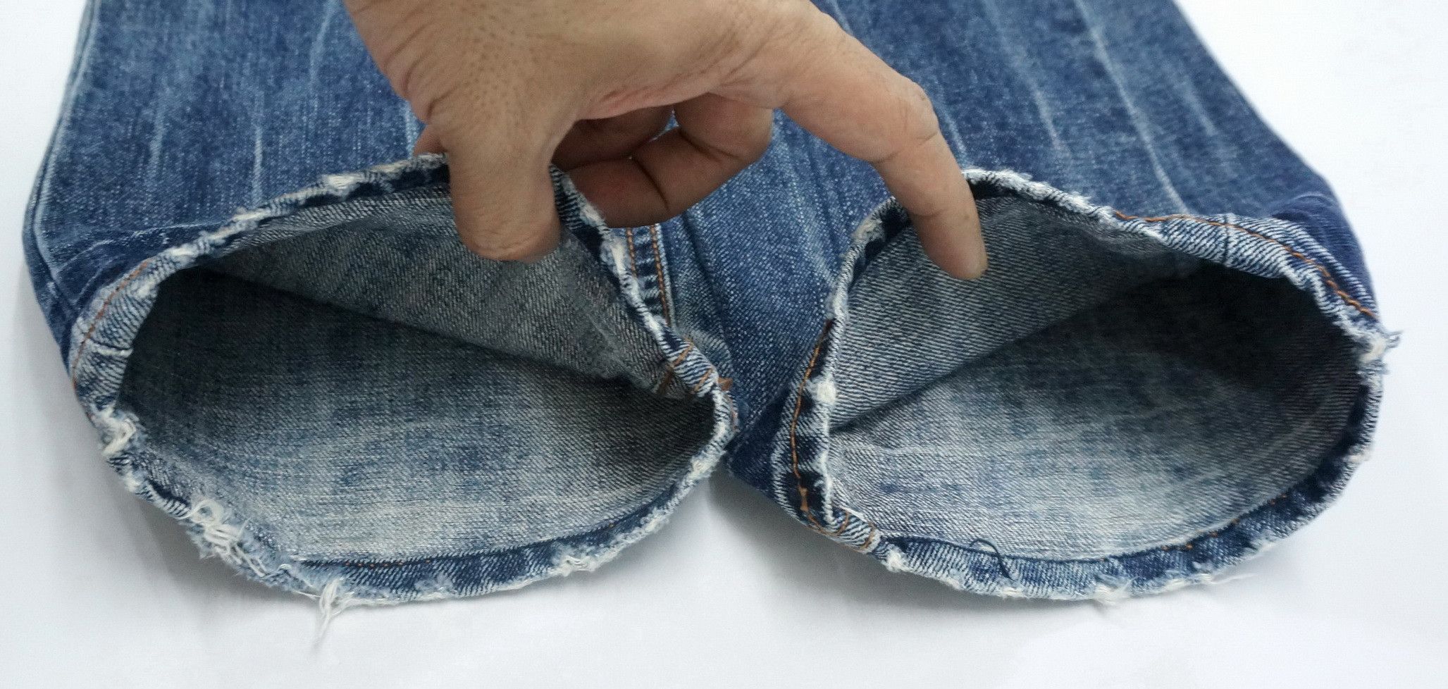Japanese Brand 🔥Vtg! PPFM Peyton Place For Men Lowrise Jeans Cow Leather Size US 30 / EU 46 - 24 Thumbnail