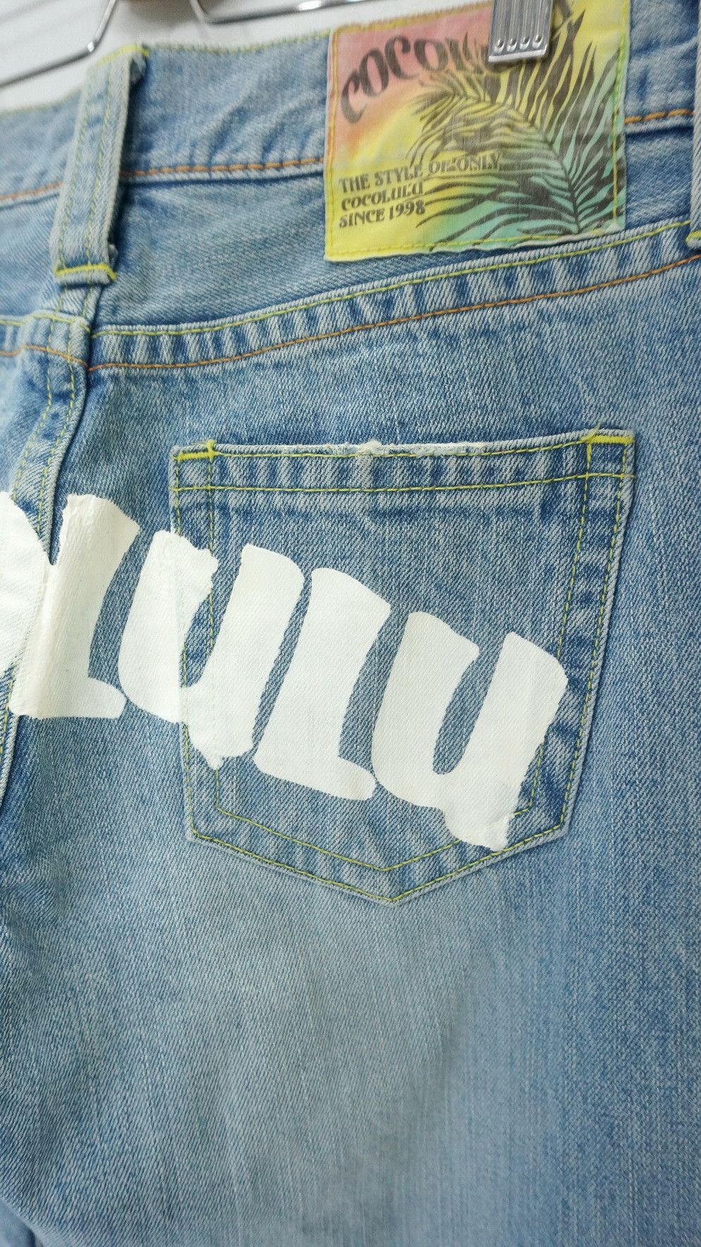 Japanese Brand Japan CO LU Light Blue Short rise Jeans New Old Stock Size US 29 - 8 Thumbnail