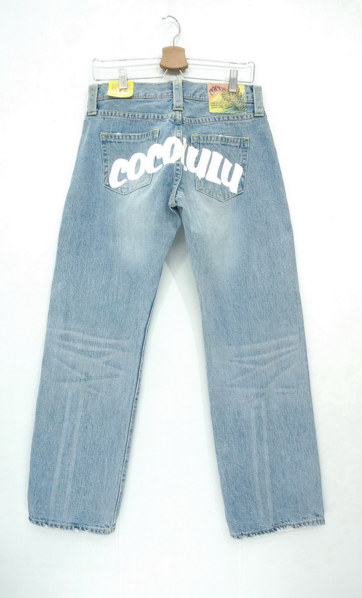 Japanese Brand Japan CO LU Light Blue Short rise Jeans New Old Stock Size US 29 - 1 Thumbnail