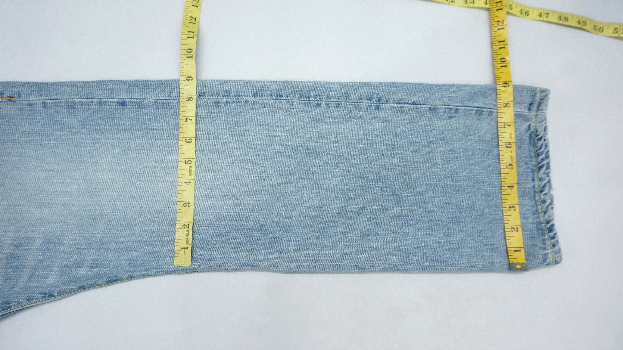 Japanese Brand Japan CO LU Light Blue Short rise Jeans New Old Stock Size US 29 - 13 Thumbnail