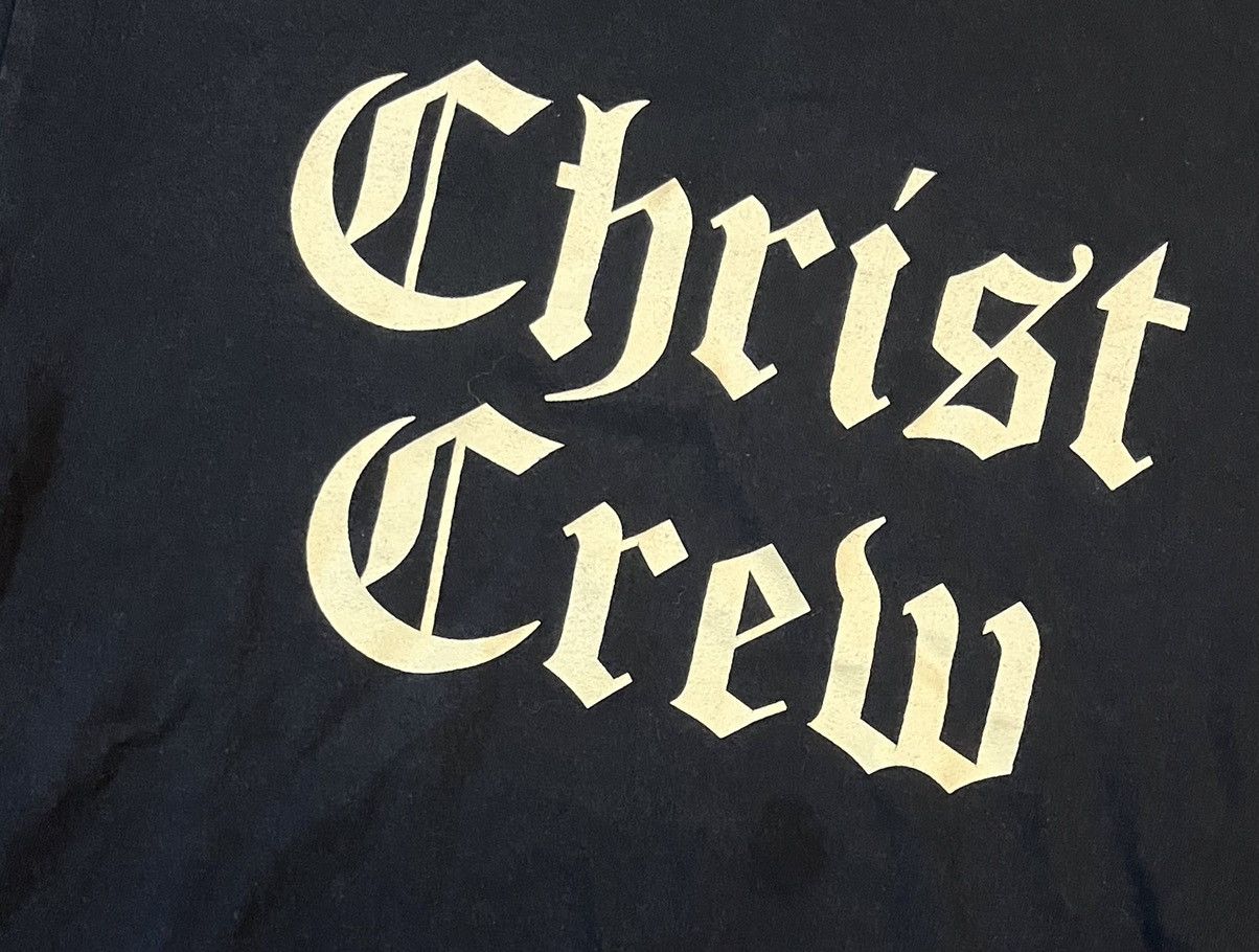 Vintage Vintage Y2K Jesus Christ “Christ Crew” Tee Size US M / EU 48-50 / 2 - 2 Thumbnail
