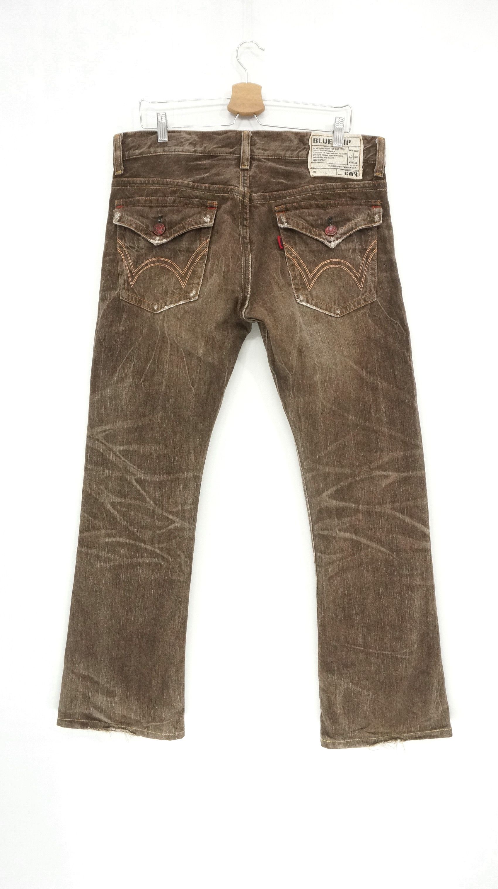 Flared 🔥 Edwin 503 Blue Trip Vintage Brown Jeans