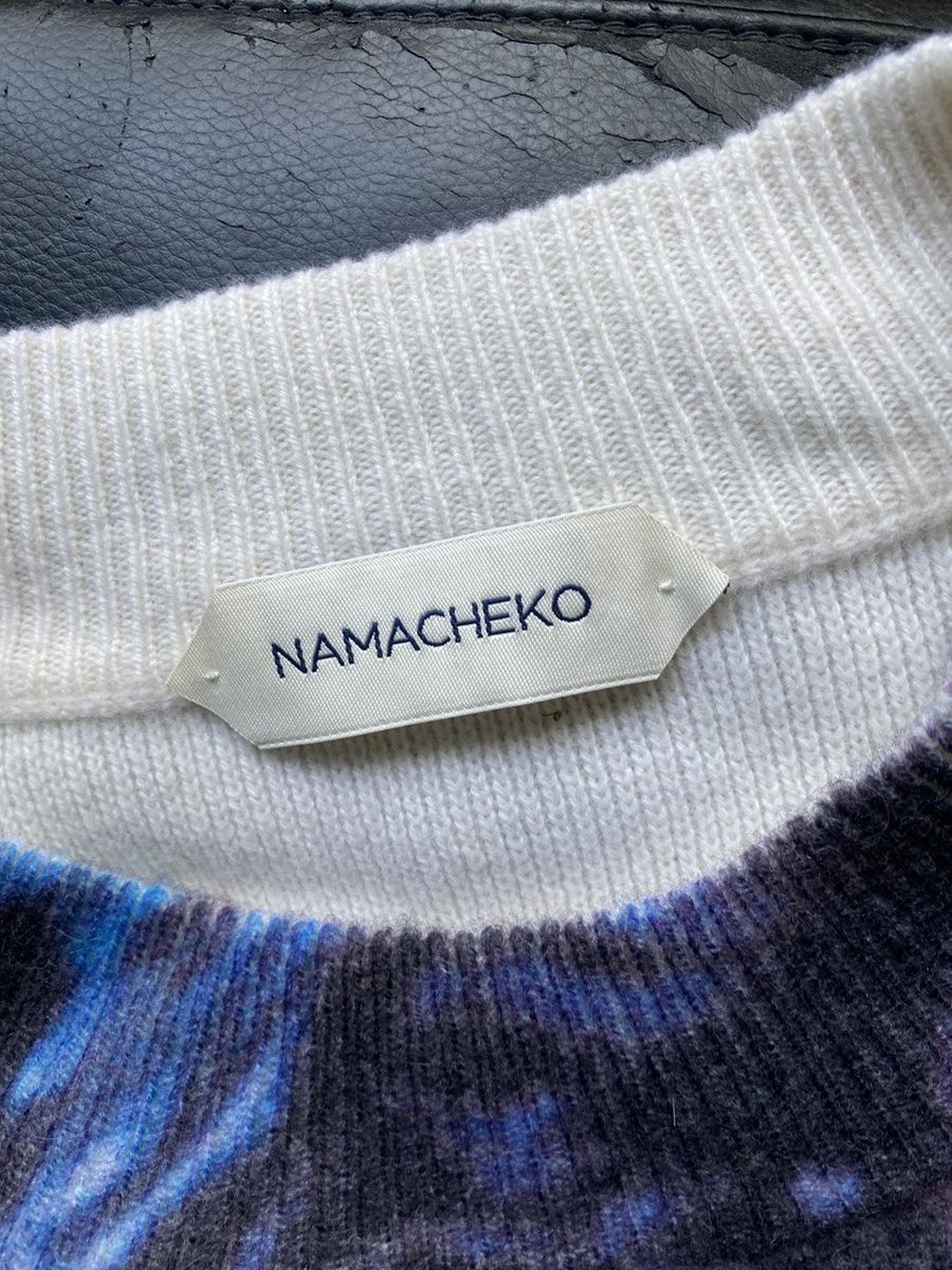 Namacheko AW20 Gladys Abstract-print Wool Sweater Blue Size US S / EU 44-46 / 1 - 5 Thumbnail