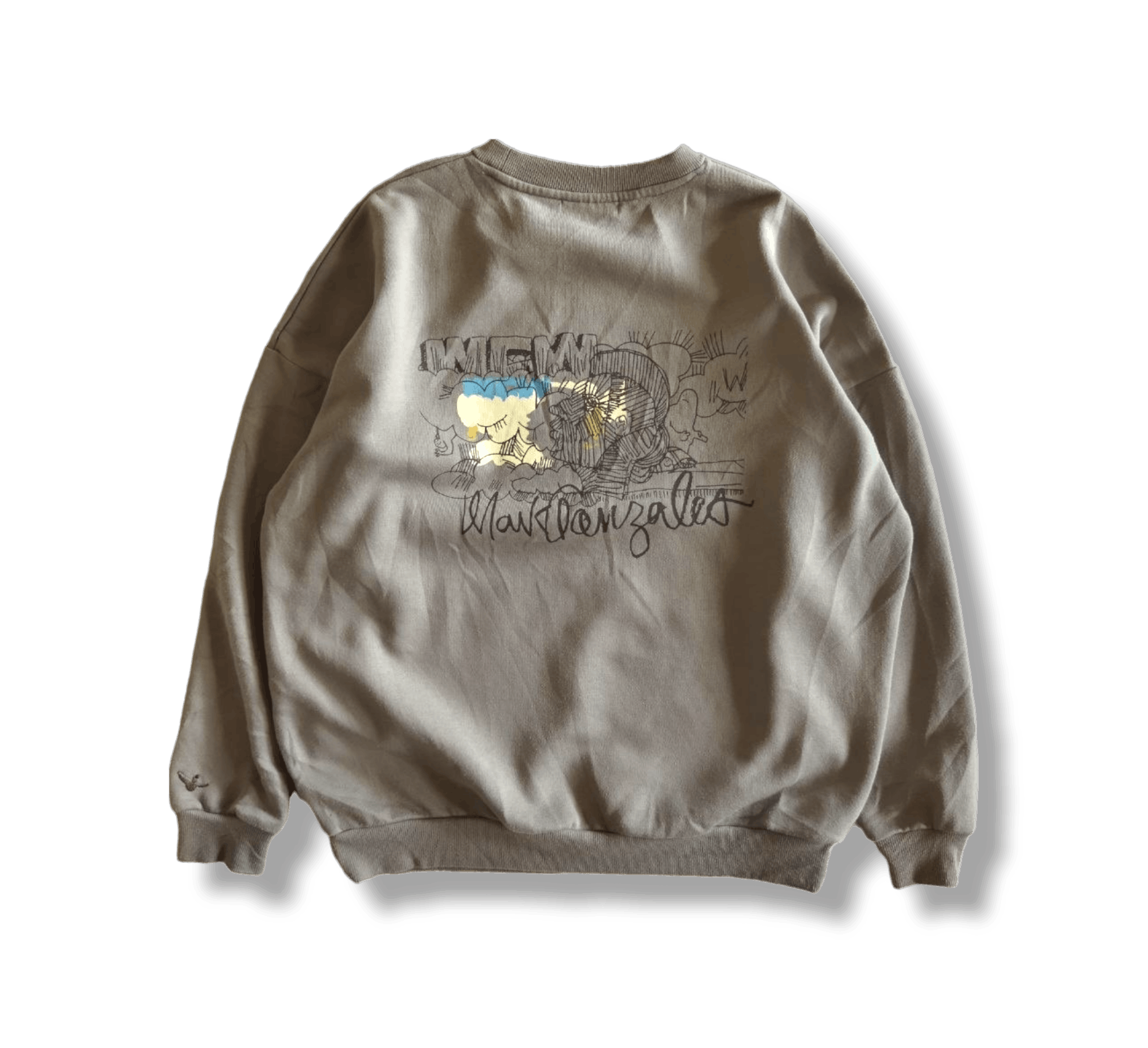 image of Stealmark Gonzales X Sense Of Place Crewneck in Grey, Men's (Size Medium)