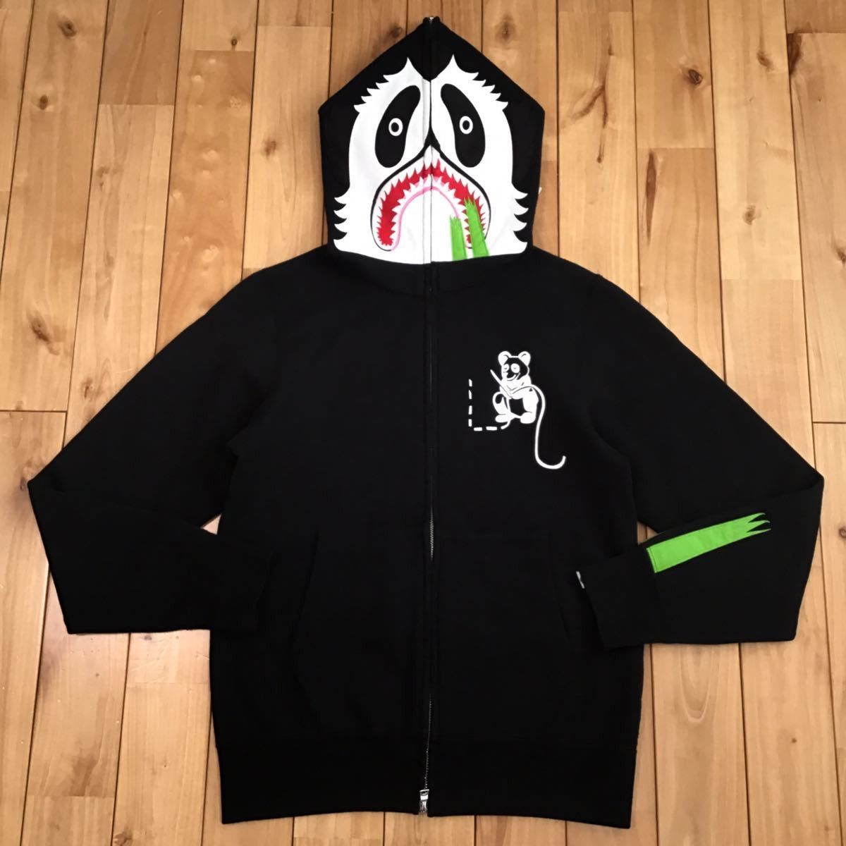 Bape Panda Full Zip Hoodie | Grailed