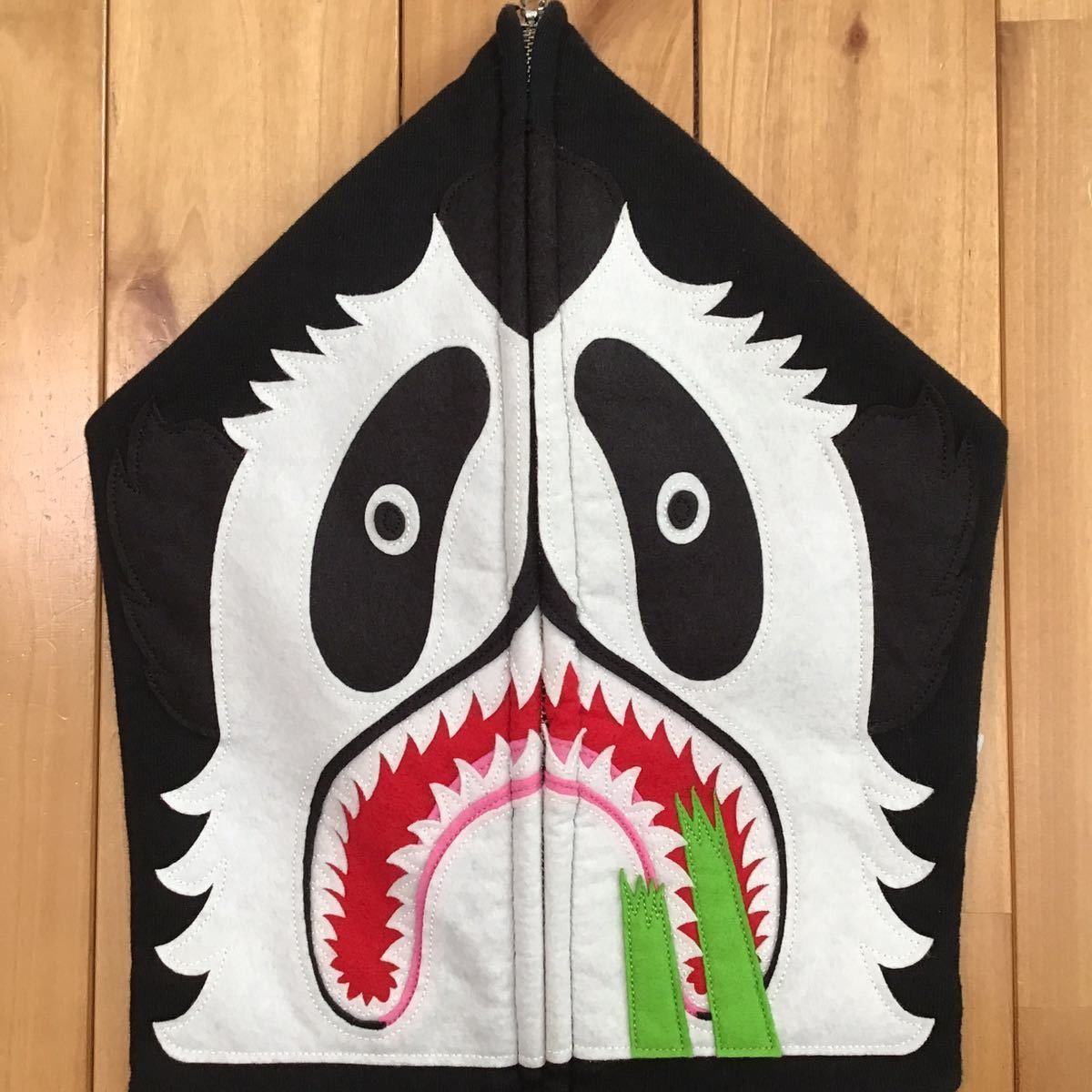 Bape BAPE Panda full zip hoodie a bathing ape black Size US S / EU 44-46 / 1 - 2 Thumbnail