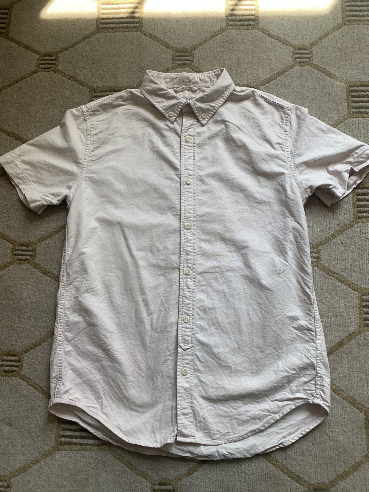 Outerknown ShortSleeve Organic Cotton ButtonUp in Shell Grailed