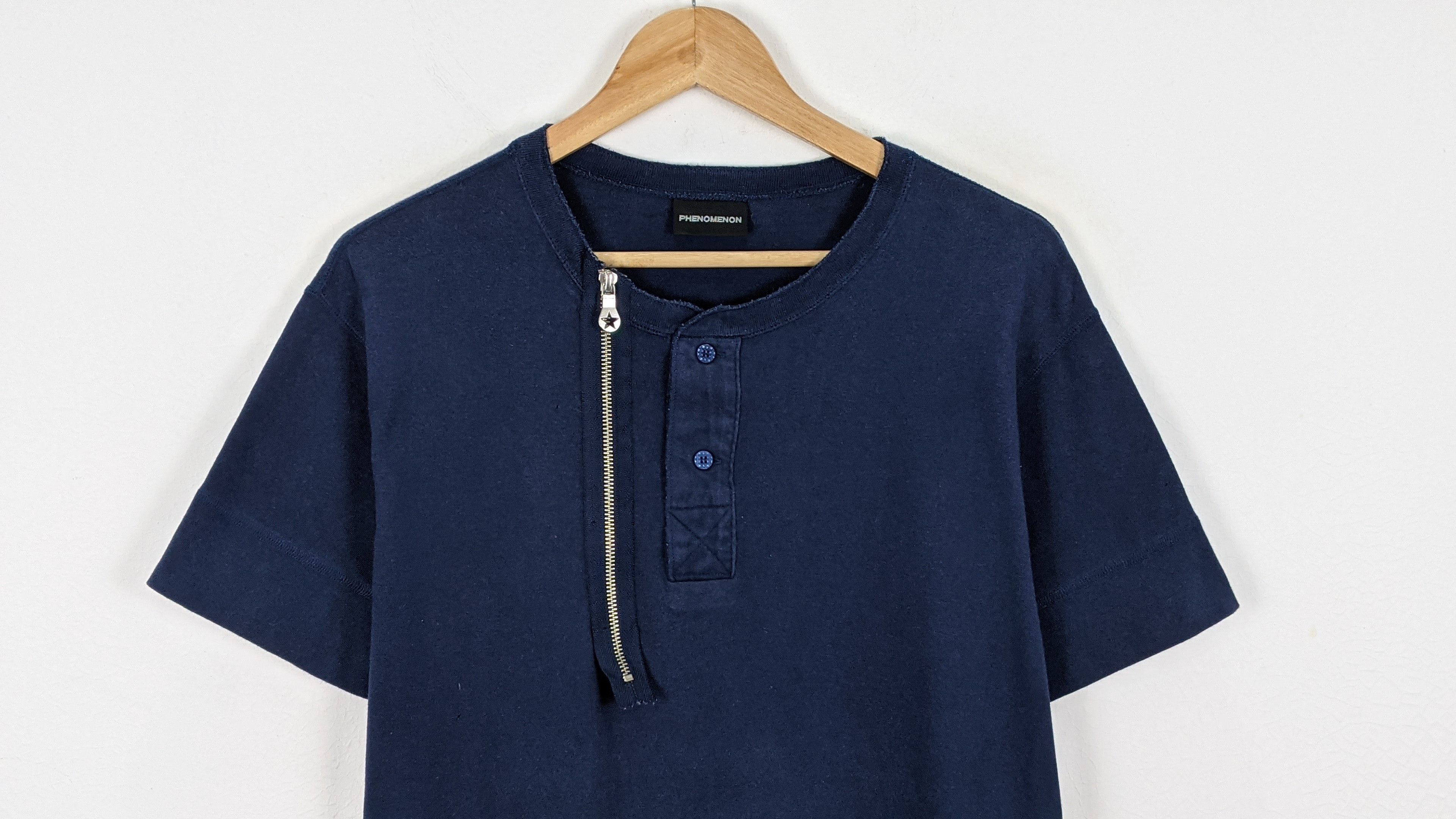 Designer × Japanese Brand × PHENOMENON Phenomenon SS2012 Zipper Shirt Size US M / EU 48-50 / 2 - 2 Thumbnail