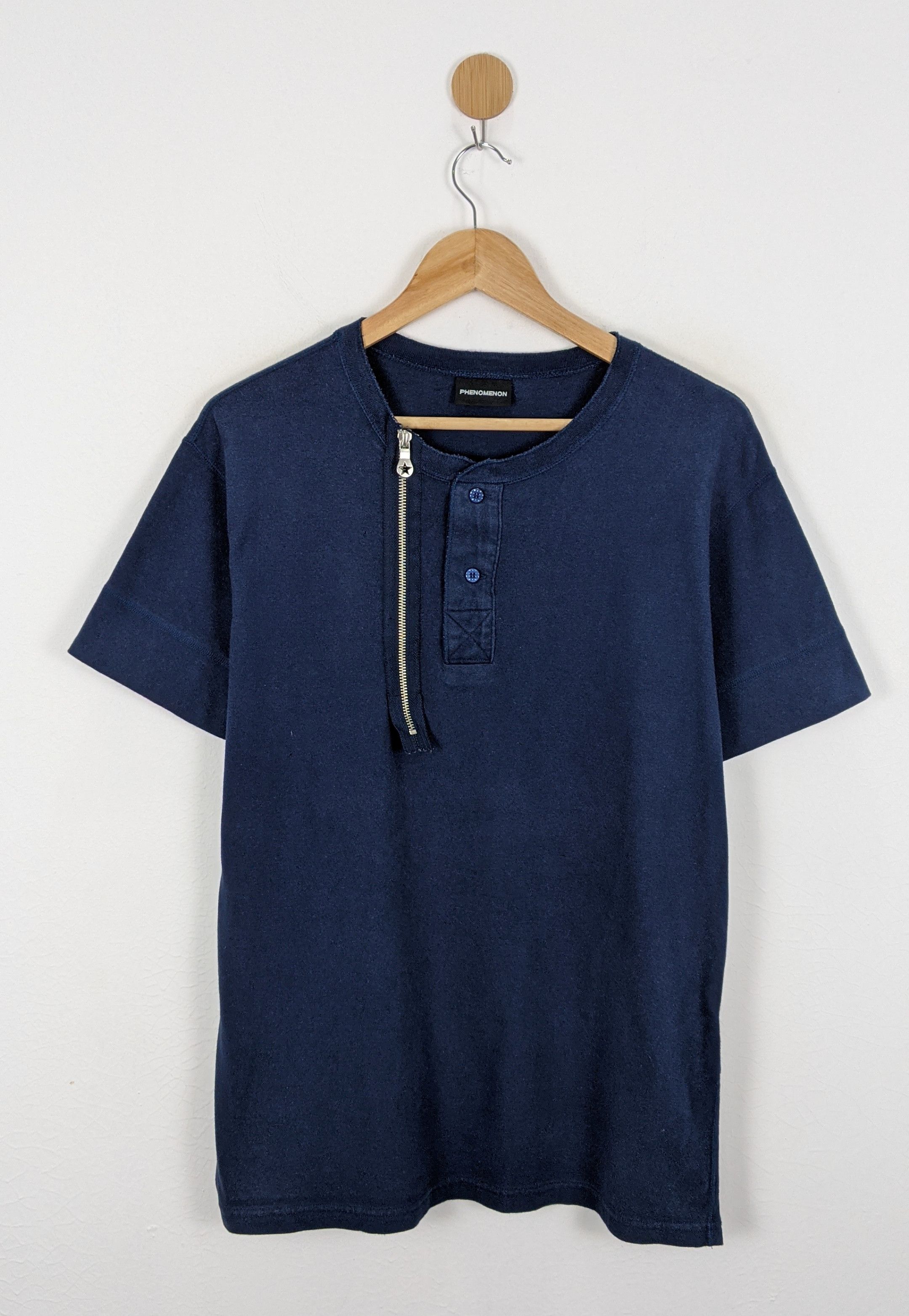 Designer × Japanese Brand × PHENOMENON Phenomenon SS2012 Zipper Shirt Size US M / EU 48-50 / 2 - 1 Thumbnail