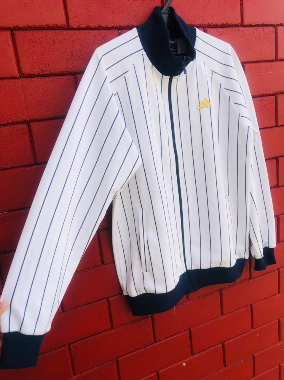 Adidas × Vintage Vintage Adidas Hip Hop Designer Fashion Style Sweater Size US L / EU 52-54 / 3 - 5 Thumbnail