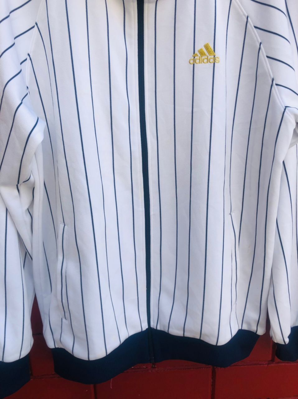 Adidas × Vintage Vintage Adidas Hip Hop Designer Fashion Style Sweater Size US L / EU 52-54 / 3 - 4 Thumbnail