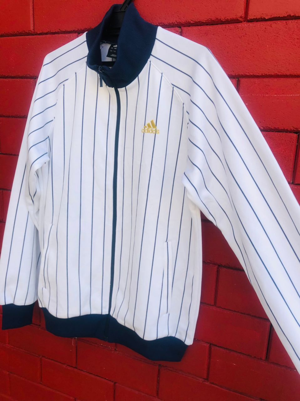 Adidas × Vintage Vintage Adidas Hip Hop Designer Fashion Style Sweater Size US L / EU 52-54 / 3 - 6 Thumbnail