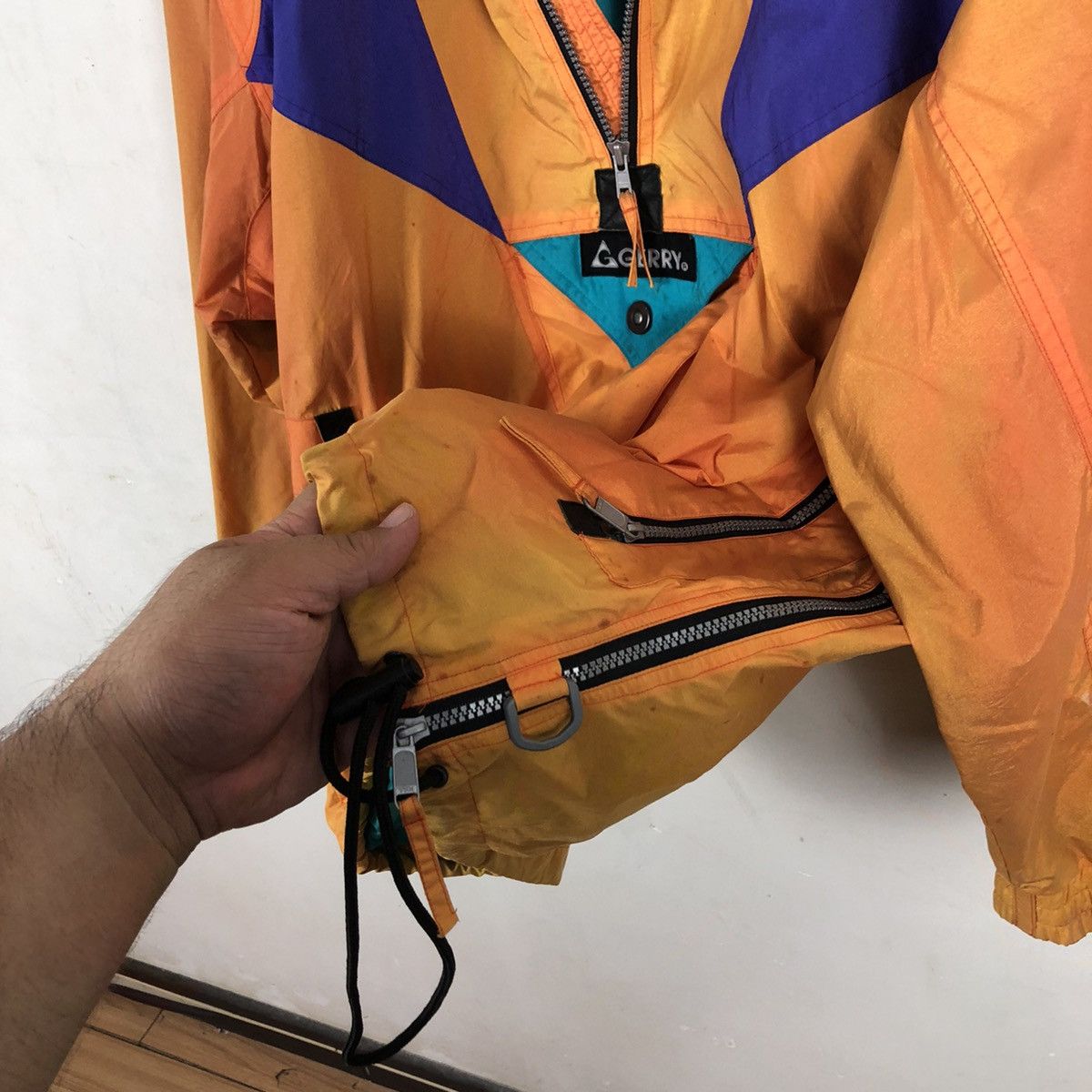 Japanese Brand MULTI COLOUR SURVIVAL JACKET GERRY Size US M / EU 48-50 / 2 - 12 Thumbnail
