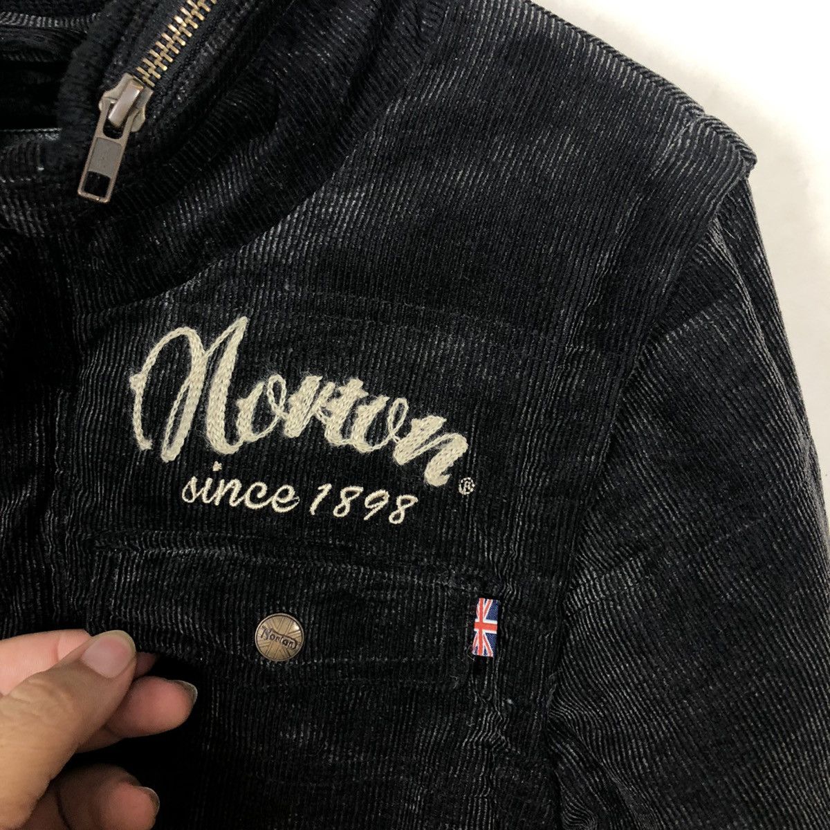 Hysteric Glamour NORTON MOTORCYCLE BIKER JACKET BIG LOGO Size US M / EU 48-50 / 2 - 7 Thumbnail