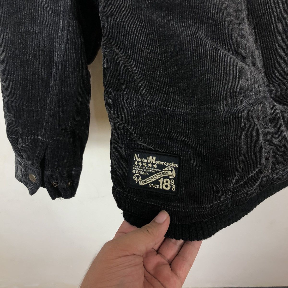 Hysteric Glamour NORTON MOTORCYCLE BIKER JACKET BIG LOGO Size US M / EU 48-50 / 2 - 11 Thumbnail