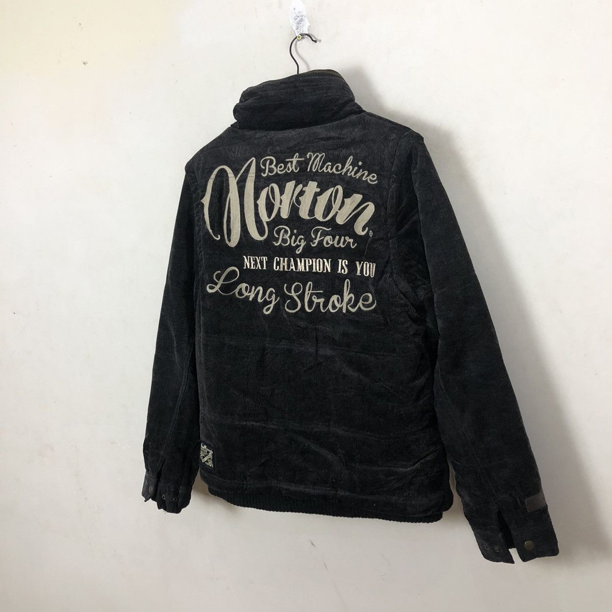 Hysteric Glamour NORTON MOTORCYCLE BIKER JACKET BIG LOGO Size US M / EU 48-50 / 2 - 8 Thumbnail