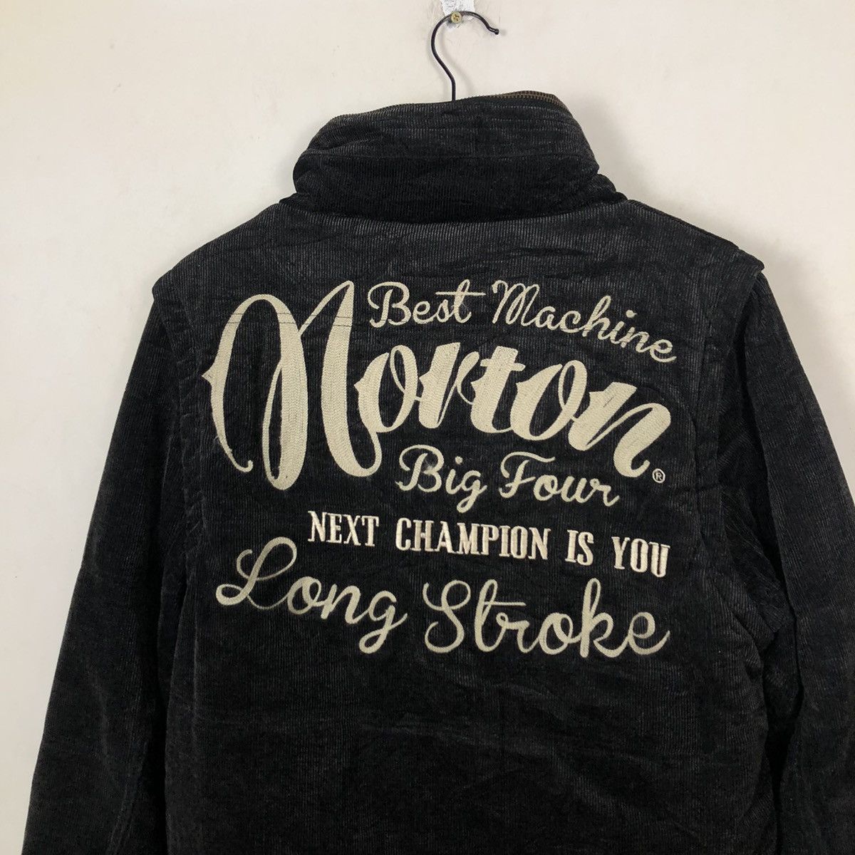 Hysteric Glamour NORTON MOTORCYCLE BIKER JACKET BIG LOGO Size US M / EU 48-50 / 2 - 9 Thumbnail