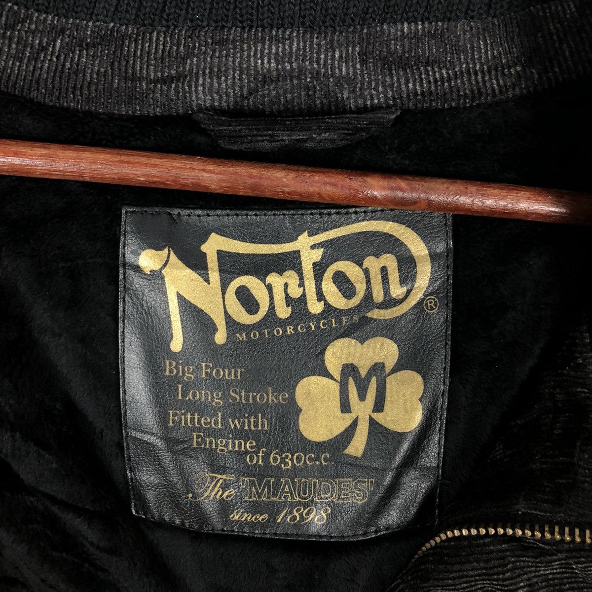 Hysteric Glamour NORTON MOTORCYCLE BIKER JACKET BIG LOGO Size US M / EU 48-50 / 2 - 14 Thumbnail