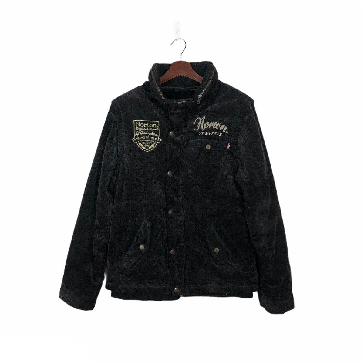 Hysteric Glamour NORTON MOTORCYCLE BIKER JACKET BIG LOGO Size US M / EU 48-50 / 2 - 2 Thumbnail