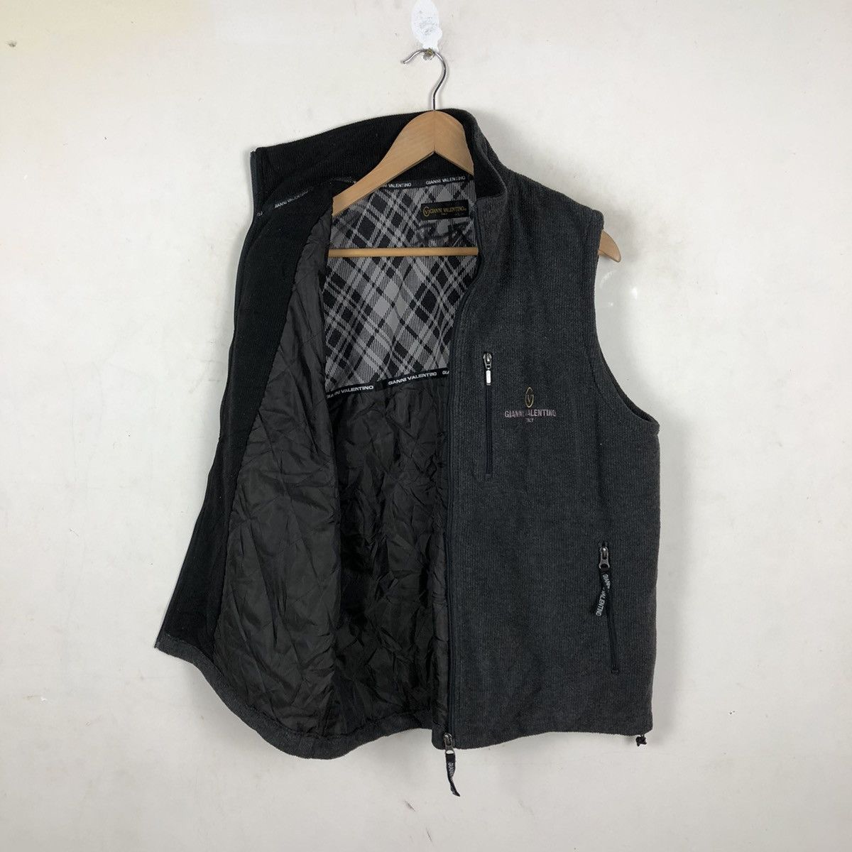 Japanese Brand VINTAGE GIANNI VALENTINO VEST Size US L / EU 52-54 / 3 - 6 Thumbnail