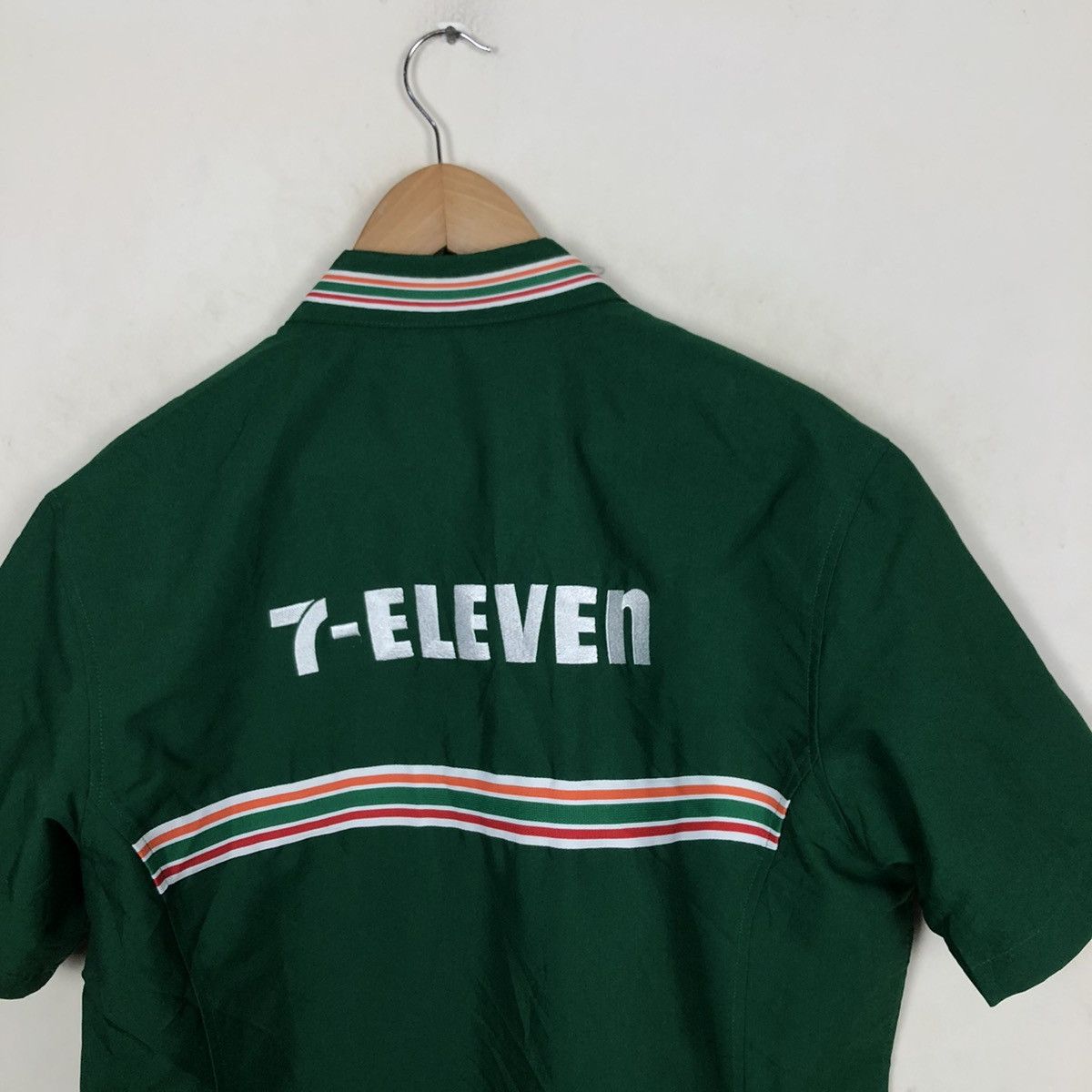 Japanese Brand VINTAGE 7-ELEVEN WORKER WEAR ZIPPER Size US L / EU 52-54 / 3 - 8 Thumbnail