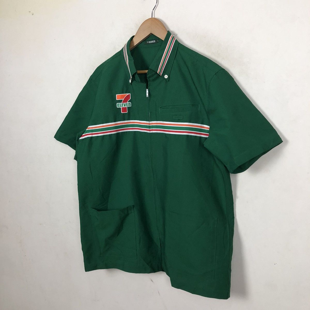 Japanese Brand VINTAGE 7-ELEVEN WORKER WEAR ZIPPER Size US L / EU 52-54 / 3 - 3 Thumbnail
