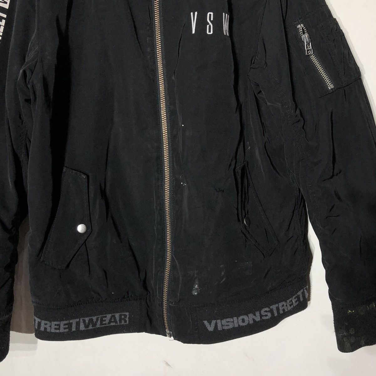 Japanese Brand Vision Street Wear Zipper Jacket Big Logo Size US L / EU 52-54 / 3 - 7 Thumbnail