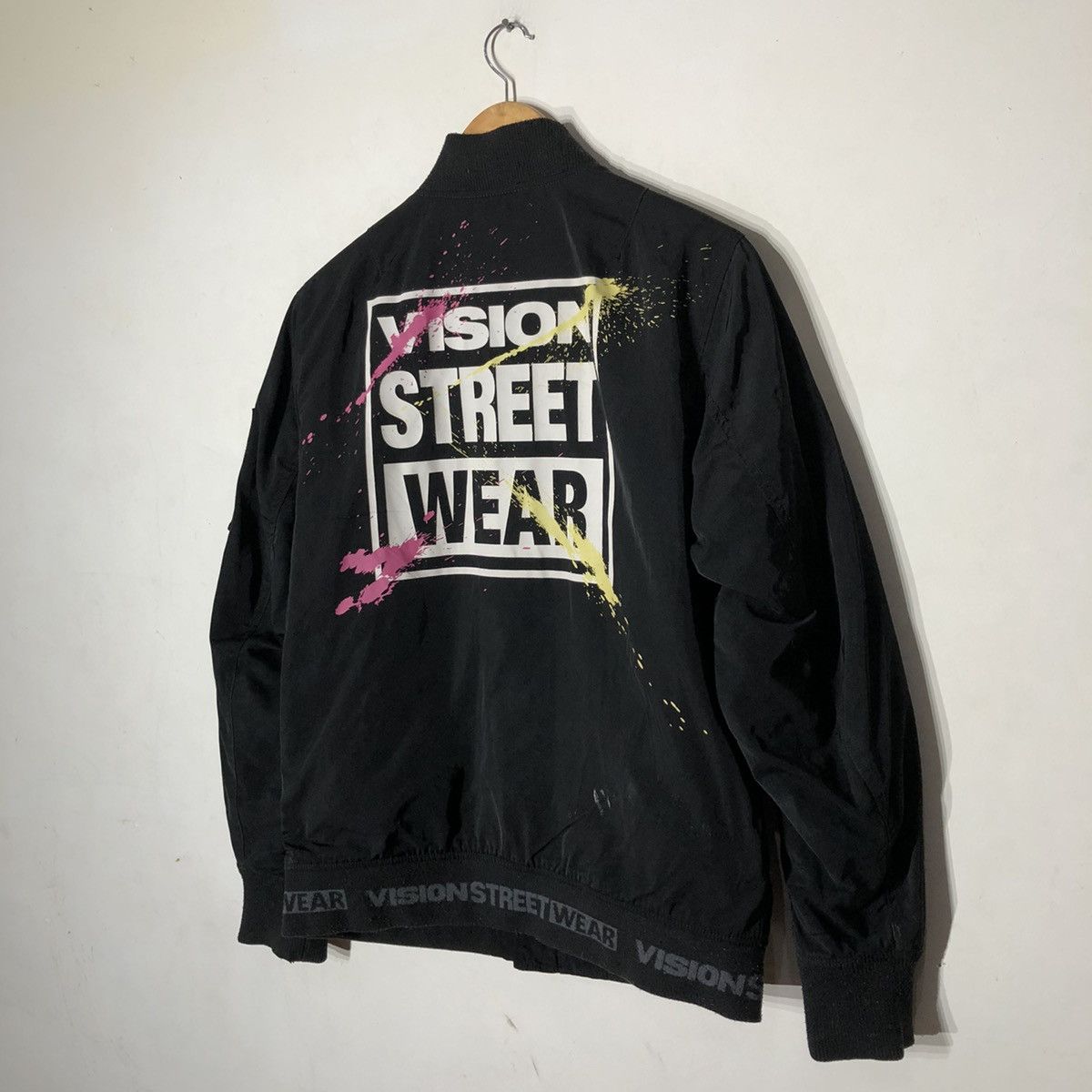 Japanese Brand Vision Street Wear Zipper Jacket Big Logo Size US L / EU 52-54 / 3 - 9 Thumbnail