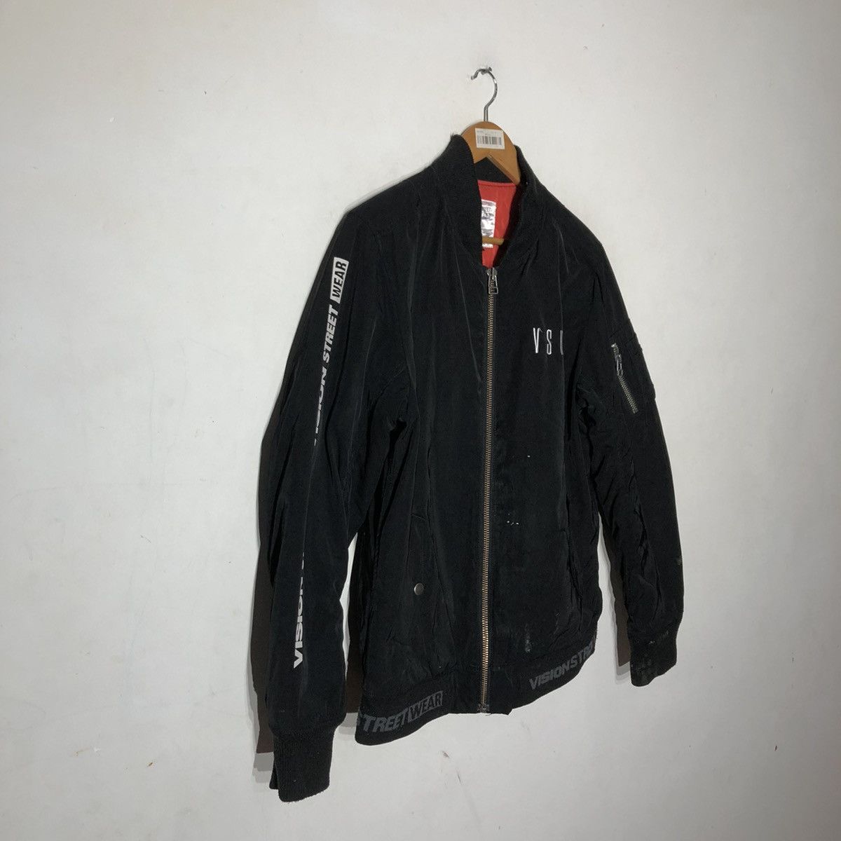 Japanese Brand Vision Street Wear Zipper Jacket Big Logo Size US L / EU 52-54 / 3 - 4 Thumbnail