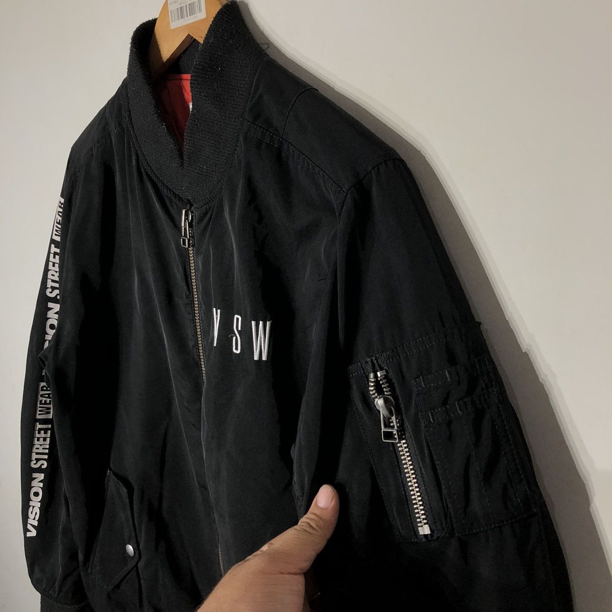 Japanese Brand Vision Street Wear Zipper Jacket Big Logo Size US L / EU 52-54 / 3 - 5 Thumbnail