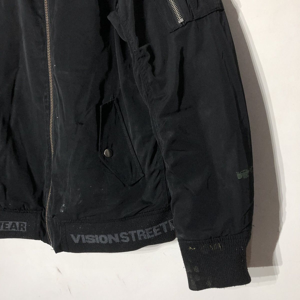 Japanese Brand Vision Street Wear Zipper Jacket Big Logo Size US L / EU 52-54 / 3 - 6 Thumbnail