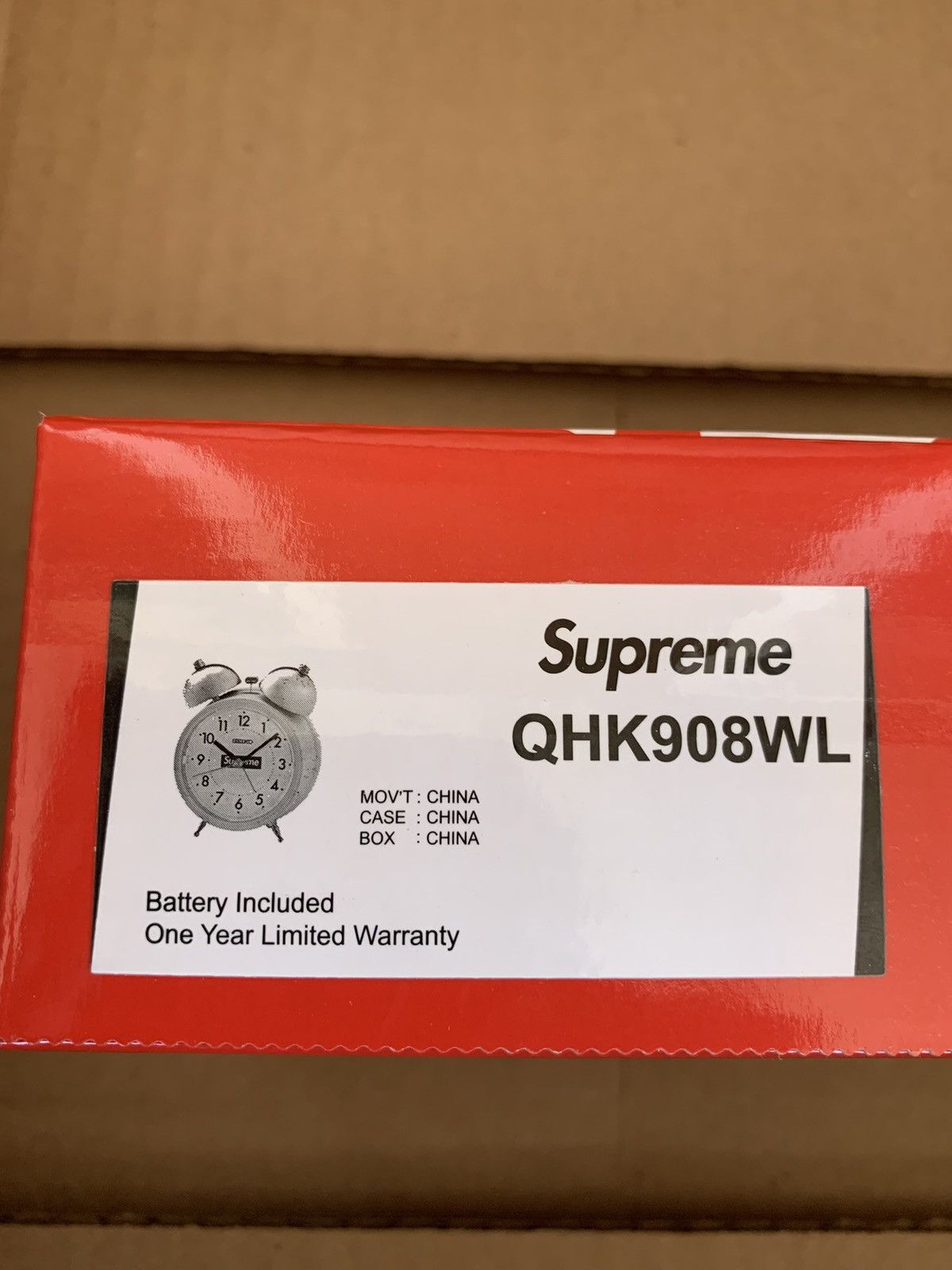 Supreme Supreme Seiko Alarm Clock Size ONE SIZE - 3 Thumbnail