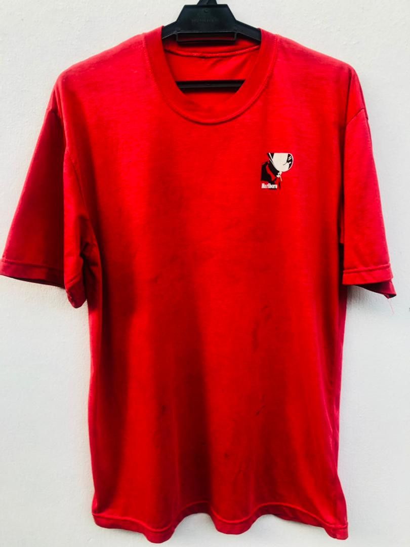 Marlboro Vintage Marlboro Designer Smoking Red Shirt Size US L / EU 52-54 / 3 - 2 Thumbnail