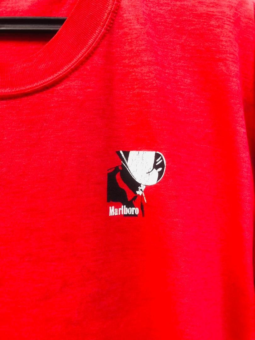 Marlboro Vintage Marlboro Designer Smoking Red Shirt Size US L / EU 52-54 / 3 - 3 Thumbnail