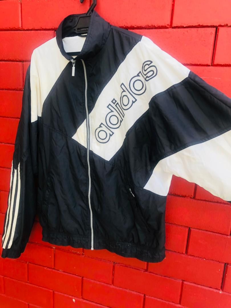 Adidas Vintage Adidas 90s Designer Fashion Style Windbreakers Size US L / EU 52-54 / 3 - 6 Thumbnail